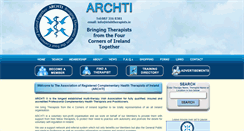 Desktop Screenshot of irishtherapists.ie
